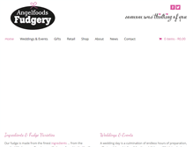 Tablet Screenshot of fudgery.co.za